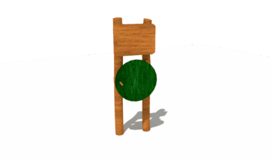 Playground
element from Hřiště hrou from Turnov, hand-made. Children's wooden climbing
frame 'senior gym - rotating element', made from acacia and oak wood. Gym
for seniors - rotating element, made from acacia and oak wood.