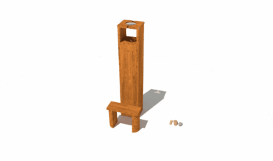 Playground
element from Hřiště hrou from Turnov, hand-made. Wooden educational element,
'magnifying glass with a step', made from acacia and oak wood. Wooden
educational element, magnifying glass with step, made of acacia and oak wood.