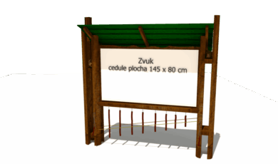 Playground
element from Hřiště hrou from Turnov, hand-made. Wooden educational
information panel 'sound' with a dendrophone, made from acacia and oak wood. Wooden
educational element, information panel on sound with dendrophone, made from
acacia and oak wood.