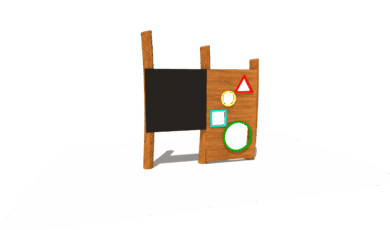 Playground
element from Hřiště hrou from Turnov, hand-made. Wooden educational element,
'chalk drawing board with sifter', made from acacia and oak wood. Wooden
educational element, chalk board with thrower, made of acacia and oak wood.