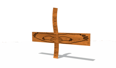 Playground
element from Hřiště hrou from Turnov, hand-made. Wooden information board
'bird wingspan with a measuring tape', made from acacia and oak wood. Wooden
information element, bird wingspan information board with measuring tape,
made of acacia and oak wood.