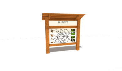 Playground
element from Hřiště hrou from Turnov, hand-made. Wooden educational
information panel 'maze', made from acacia and oak wood. Wooden
educational element, information panel maze, made from acacia and oak wood.