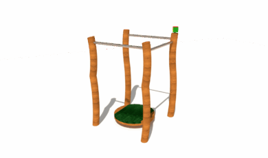 Playground
element from Hřiště hrou from Turnov, hand-made. Children's wooden climbing
frame 'senior gym - rotating element', made from acacia and oak wood. Gym
for seniors - rotating element, made from acacia and oak wood.
