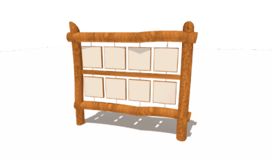 Playground
element from Hřiště hrou from Turnov, hand-made. Wooden educational element,
'rotating memory game', made from acacia and oak wood. Wooden
educational element, rotating memory game, made from acacia and oak wood.