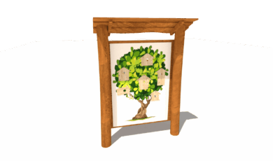 Playground
element from Hřiště hrou from Turnov, hand-made. Wooden educational
information panel with birdhouses, made from acacia and oak wood. Wooden
educational element, information panel with birdhouses, made from acacia and
oak wood.