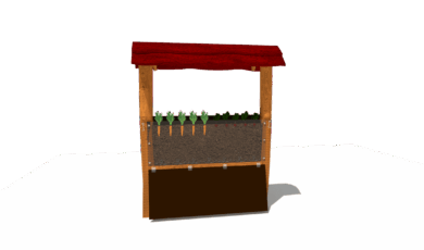 Playground
element from Hřiště hrou from Turnov, hand-made. Wooden educational element
'flower bed with transparent plexiglass' to see roots, made from acacia and
oak wood. Wooden
educational element, flower bed with transparent plexiglass showing growth
process, made from acacia and oak wood.